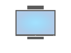 LCD na zvedacím stojanu